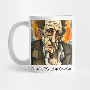 Charles Bukowski T Shirt Design Mug